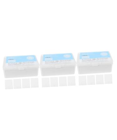 Beavorty 3240 Pcs Makeup Cotton Pads Nail Polish Remover Pads Soft Cut Cotton Pads Square Cosmetic Cotton Pads Textured Cotton Pads Cotton Pads for Face Facial Pads White Makeup Tools Clean Whitex3pcs 5*6cmx3pcs