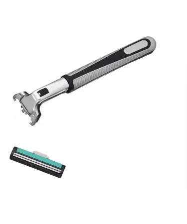 Teelek Vector Plus Razor Handle with 2 Blade Refill - Premium Shaver Handle for Superior Shaving Experience | International Shipping Available - Buy Online on SooperMarket.com