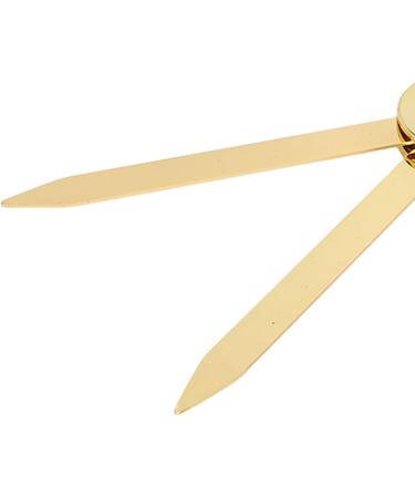 Compass Eyebrow Ruler Stainless Steel Material Gold Eyebrow Stencil Ruler Adjustable Accurate Positioning Compass Design Brow Measuring Tool - Buy Online on SooperMarket.com