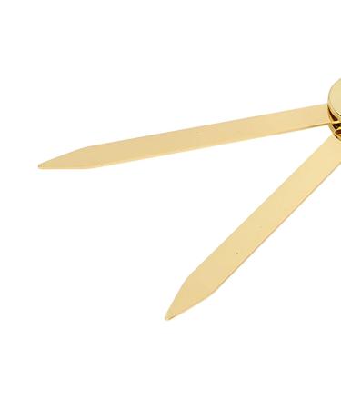 Eyebrow Ruler - Adjustable Stainless Steel Brow Measuring Tool for Accurate Positioning | Gold Design | International Shipping - Buy Online on SooperMarket.com