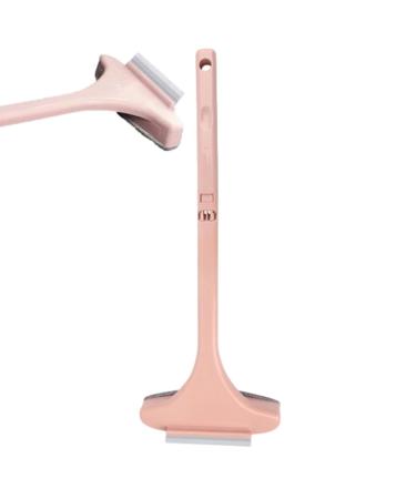 Krujecnt Glass Screen Scraper Glass Cleaning Scraper | Reusable Window Cleaner Tool Wet And Dry Dual-Use Washing Equipment For Countertops Wall Wardrobes Sofa Pink