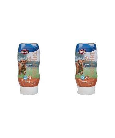 Trixie Hundeleckerli Premio dog liver sausage XXL 300G - Premium treat for dogs gluten -free - without grain & sugar tasty reward for training & at home - 31761 (pack with 2) liver sausage 399 g (2 pack)