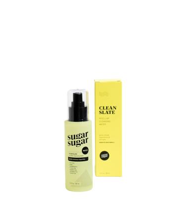 Sugar Sugar Wax Clean Slate Micellar Cleansing Water Vegan and Hypoallergenic Makeup Remover Toner(1 CT)