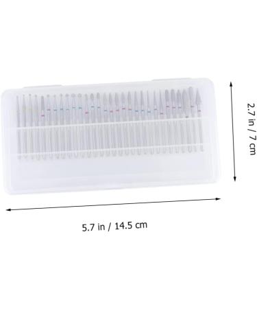 minkissy Diamond Tipped Drill Bits 1 Box Nail Cylinder Head Grinding Head Polisher Manicure Tools Diamond Drill Bit Manicure Head Alloy Glitch To Rotate - Buy Online on SooperMarket.com