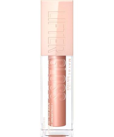 Maybelline New York Lifter Gloss - Hyaluronic Acid Lip Gloss for Full-Looking Lips Color No. 008 Stone (Brown) 5.4 ml - Moisturizing Formula - Buy Online on SooperMarket.com