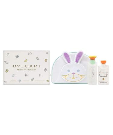 Bvlgari Petits et Mamans by Bvlgari 3 Piece Set Includes: 3.4 oz Eau de Toilette Spray + 2.5 oz Gentle Body Lotion + Toiletry Pouch - Buy Online on SooperMarket.com