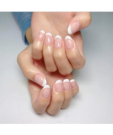 1200 PCS Crescent French Manicure Nail Art Stickers | DIY Nail Stencils & Decorations - Buy Online on SooperMarket.com