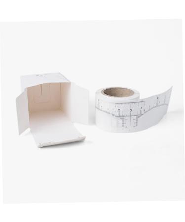 DOITOOL 1 roll Scale Measurer Auxiliary of Disposable Woman White Ruler Cosmetics Measuring Measure - Buy Online on SooperMarket.com