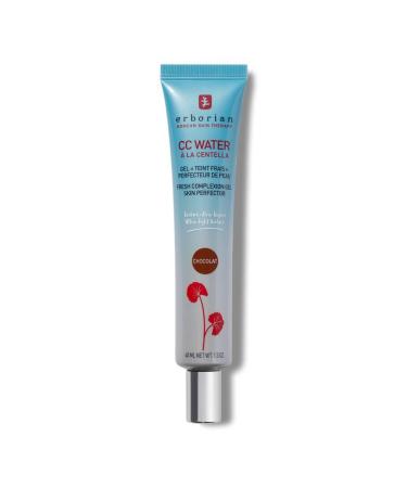 Erborian - CC Water with Centella Asiatica - Perfectant Facial Care with Hyaluronic Acid - Korean facial cosmetics 40 g (1 -pack) Chocolat