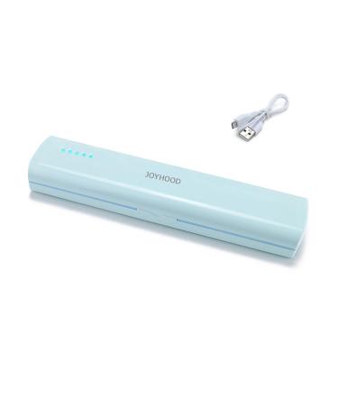 UV-C Portable Intelligent Ultraviolet Toothbrush Disinfection Box Toothbrush Holder USB Charging Type-C Interface Safe and Fast Disinfection Universal Toothbrush (C)