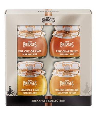 Mrs Bridges Breakfast 4 Jar Collection