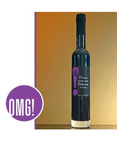 OMG! Oils Gourmet Classic Barrel-Aged Balsamic Vinegar 375ml - Perfect for Dipping, Marinades, Glazing, and Topping - Buy Online on SooperMarket.com