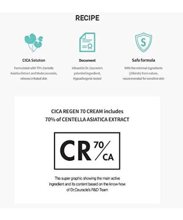Dr.Ceuracle CICA Regen 92 Toner & 70 Cream - Soothing Skincare for All Skin Types | International Shipping Available - Buy Online on SooperMarket.com