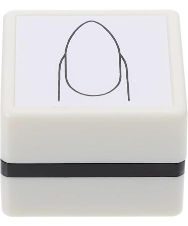 Nail Practice Stamp Nail Stamper Nail Art Practice Stamp-pad Nail Art Practice Supply Hand Painted Practice Stamper Painting Practicing Stamper White Nail Supplies Manicure Plastic White 2 - Buy Online on SooperMarket.com