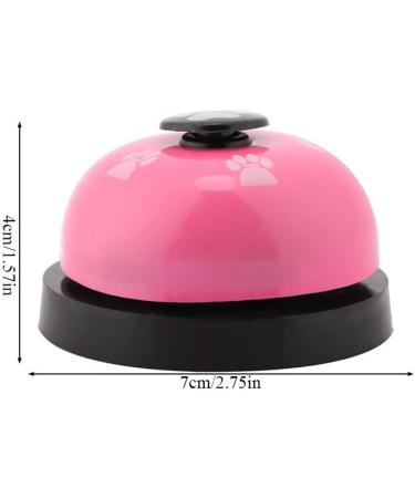 Durable Pink Pet Training Bells - Cute Cartoon Dog & Cat Door Bell for Easy Training - Buy Online on SooperMarket.com