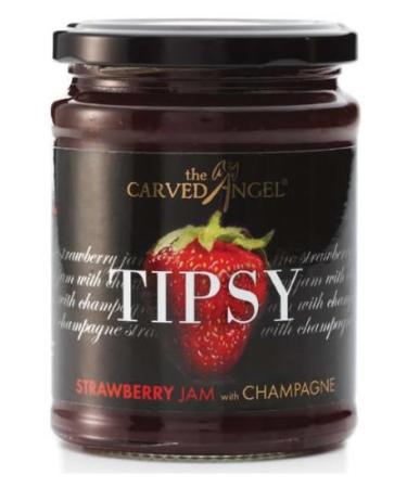 Carved Angel Strawberry Jam with Marc de Champagne TIPSY