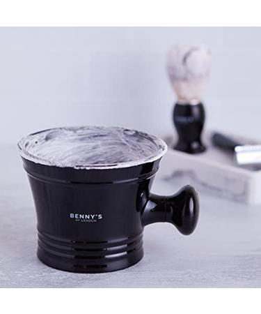 BENNY'S Shaving Brush & Bowl Gift Set - Luxury Quality Men's Grooming Kit for Travel - Ideal Men's Gift Idea - Buy Online on SooperMarket.com