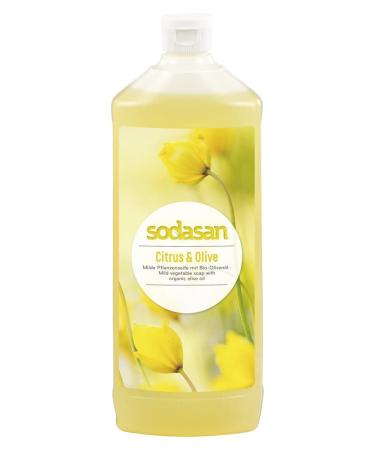 Sodasan Liquid Soap Citrus & Olive Refill (2 x 1 l) 1 l (pack of 2)