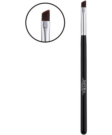 Impora London Angled Eyeliner/Brow Makeup Brush | Flat with Angled Tip for Winged Liners - Ideal for Eyes & Brows - Works with Gel, Cream, or Powder - Buy Online on SooperMarket.com