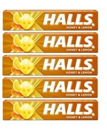Refresh & Soothe: Halls Honey + Lemon Lozenges - 5 Pack