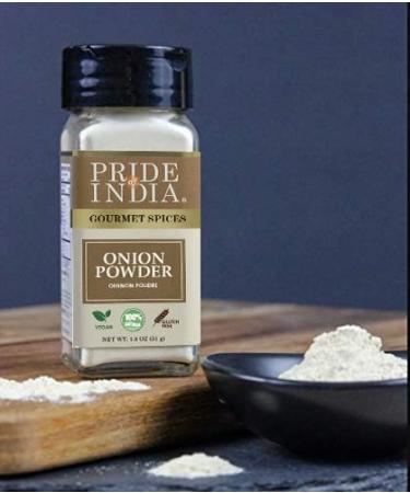 Pride of India Onion Fine Ground Gourmet Spice 8 oz. Jar - Pantry Essential for Flavorful Cooking - Buy Online on SooperMarket.com
