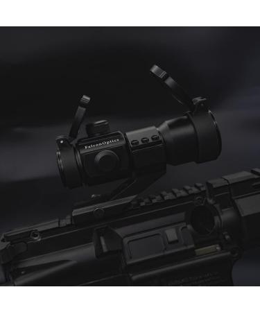 FalconOptics Airsoft Scope 1x30mm Red Dot Sight with Quick-Flip Lens Covers - Black Aluminum Picatinny Sight - Buy Online on SooperMarket.com