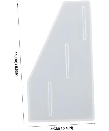 STOBOK 2pcs Cast Making Case Epoxy Diy Crystal Silicone Storage Mold Resin Rack Lipstick White 8x14cm - Buy Online on SooperMarket.com