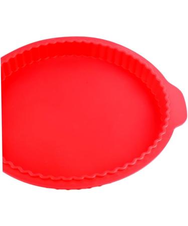 MAGICLULU 1pc Silicone Baking Bread Baking Pan Round Cookie Cookie Cutters Silicone Molds Cake Shop Muffin Top Pans Silicone Mold for Cake Round Cake Pans Chocolate Birthday Cake 31 X28.5CM Red - Buy Online on SooperMarket.com