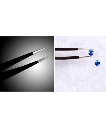 Dajidafu Stainless Steel Nail Art Tweezers Clamping Tools Professional Simple Small Rhinestone Picker Picking Tweezer Hand Tool - Buy Online on SooperMarket.com