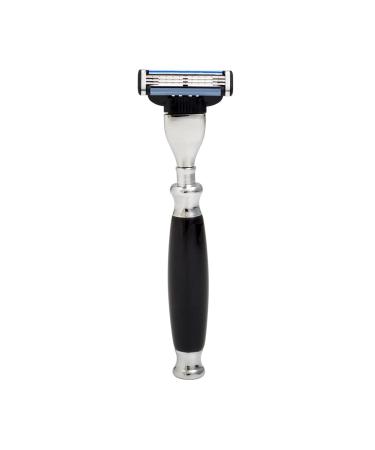 Union Razors SS3RZ Razor with Black Wood Handle 1 Count (Pack of 1)