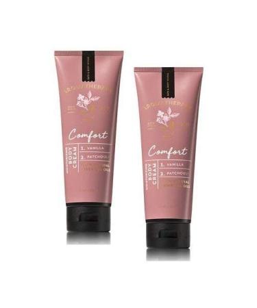 Bath and Body Works 2 Pack Aromatherapy Comfort Vanilla & Patchouli Body Cream 8 Oz.