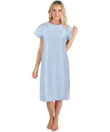 Abiha Labor and Delivery Gown - Stylish Maternity Nightgown for Hospital Stay - Pink L-XL - Buy Online on SooperMarket.com