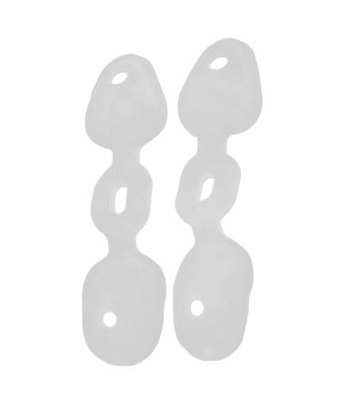 Silicone Toe Separator 1 Pair for Toe Straightening and Bunion Relief - Toe Correction Pads for Yoga and Correct Toes - Hammer Toe Corrector for Women and Men - Buy Online on SooperMarket.com