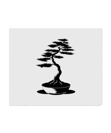2 x "Bonsai Tree" microfiber lens/glasses cleaning cloths (LC00024570)