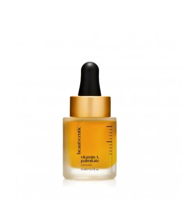 Beautyceutical Vitamin A Palmitate - Vitamin A (Retinyl Palmitate) Drops Improves Skin Tone and Provides Antioxidant Protection for All Skin Face Types 0.5 fl.oz / 15 ml