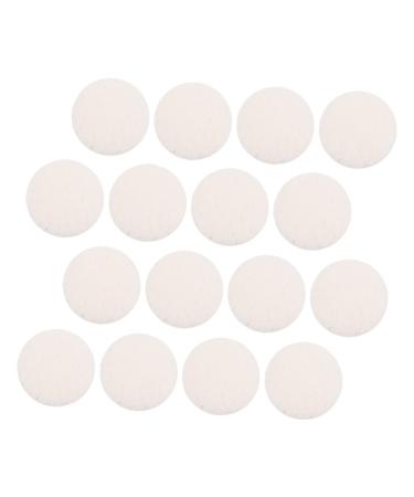 Housoutil 40pcs Face Wash Body Sponge Compact Powder Puff Face Sponge Pads Facial Scrubber for Face Lipstick Remover Pads Makeup Tool Multicolor Wood Pulp Cotton Cleansing Cotton White Woman 1 Count (Pack of 1) White