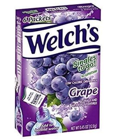Welchs Singles to Go Variety! Strawberry Peach & Grape (Pack of 6) - Buy Online on SooperMarket.com
