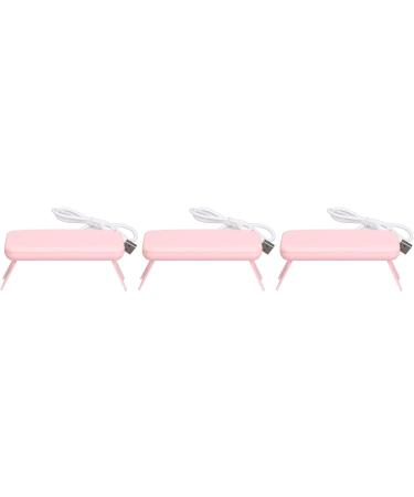 3Pcs Mini Nail Dryer Professional Nail Light Curing Gel LED Dryer Mouse Shape LED Nail Lamp Portable Nail Lamp Gel Polish Light for Nail Salon Home Travel (Roseate) - Buy Online on SooperMarket.com