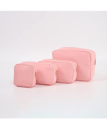 YogoRun Large Makeup Pouch Bag Travel Cosmetic Nylon Zipper Pouch for Women/Girls/Teens (Pink, L) - Buy Online on SooperMarket.com