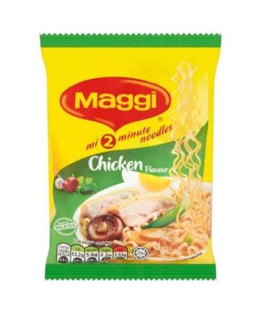 Maggi Instant Noodles Malaysian Chicken Flavour || Authentic Recipe - Quick Convenient and Delicious (Pack 20)