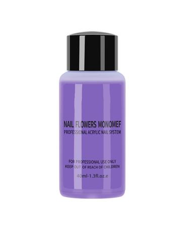 1PC Acrylic Nail Liquid Monomer Non-Yellowing Manicure Crystal Powder Carving Fluid 40ml
