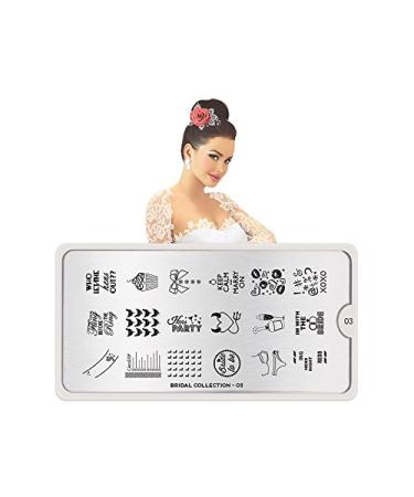Moyou Stamping Schablon - Bridal 03