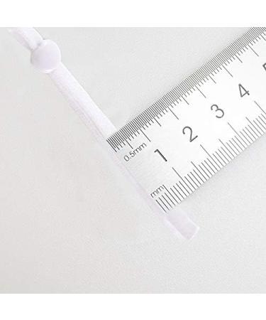 Adjustable Elastic Bands for DIY Mask Making - 100PCS White - Buy Online on SooperMarket.com