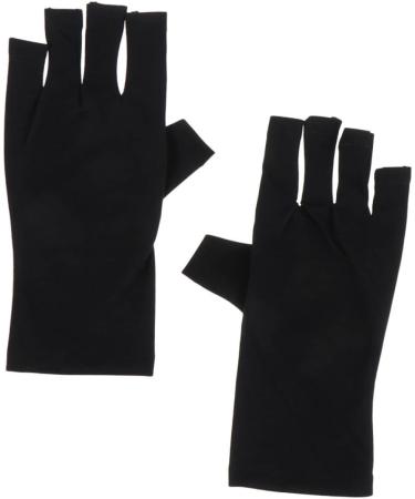 FOMIYES 2 Pairs Nail Gloves Fingerless Driving Gloves Manicure Gloves Gloves for Gel Nails Sun Gloves Womens Gloves Gloves Dryer Polyester Women's - Buy Online on SooperMarket.com