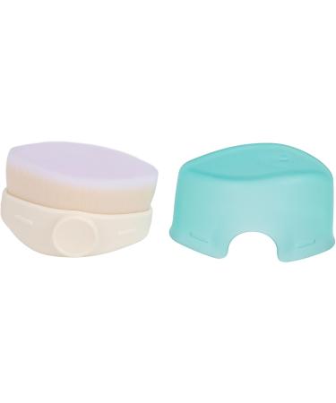 Self Tanning Brush Sunscreen Applicator for Kids Synthetic Fiber Sun Lotion Cream Sunblock Brush Foundation Brush with Protective Cap for Travel (Green) - Buy Online on SooperMarket.com
