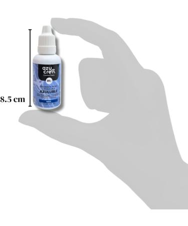 Azucren Oil Based Food Gel Colouring Blue Ideal for Chocolate Buttercream and Cream 30 G - Buy Online on SooperMarket.com