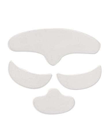 4PCS Anti-Aging Silicone Patches | Skin Tightening Forehead & Eye Pads | Washable Anti-Fold Face & Chin Treatment for Fine Lines - Buy Online on SooperMarket.com