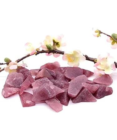 300g Natural raw Polished Strawberry Quartz Crystal Stones - Buy Online on SooperMarket.com