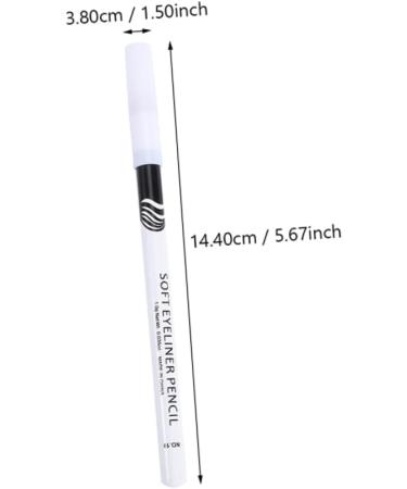 FOYTOKI 48 Pcs Eyeliner Pencil Cosmetics Eye Line Tool Glitter Eyeshadow Eye Line Pencils White Wooden Pole - Buy Online on SooperMarket.com