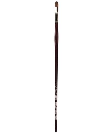 da Vinci Oil & Acrylic Series 7495 Grigio Paint Brush, Filbert Synthetic with Bordeaux Ergonomic Handle, Size 6 Filbert Size 6